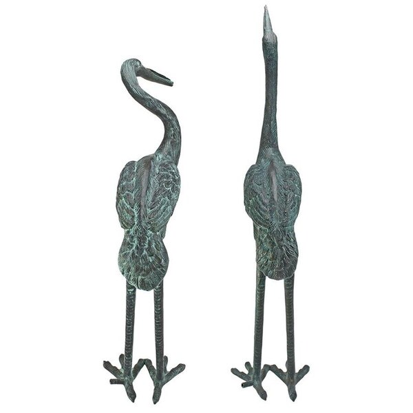 Garden Statues: The cranes are specifically designed use ideal for gardens, lawns, patios, outdoor spaces